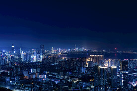 城市夜景图