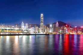 城市夜景图