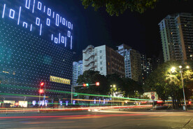 城市夜景图