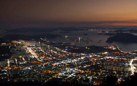 城市夜景图