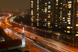 城市夜景图