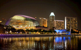 城市夜景图