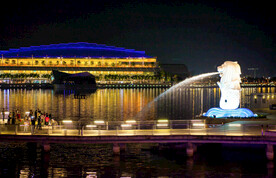 城市夜景图