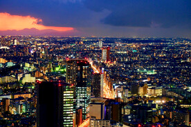 城市夜景图