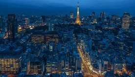 城市夜景图 
