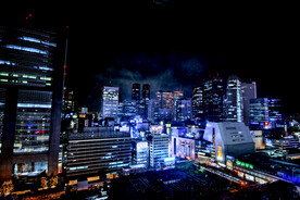 城市夜景图