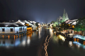 城市夜景图