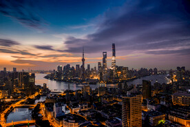 城市夜景图