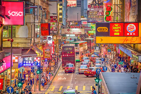 城市夜景图
