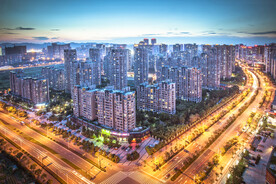 城市夜景图