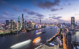 城市夜景图 