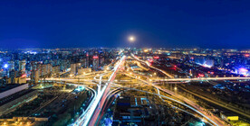 城市夜景图