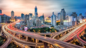 城市夜景图