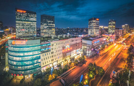 城市夜景图