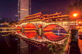 城市夜景图