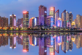 城市夜景图 