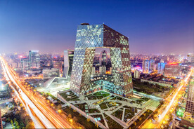 城市夜景图 