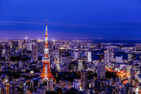 城市夜景图