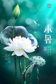 小暑海报