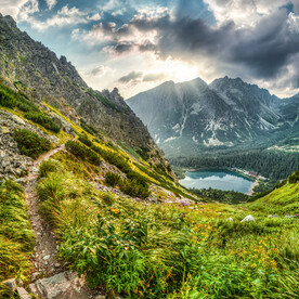 山水风景  唯美风景  山脉 