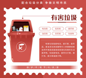 垃圾分类  有害垃圾