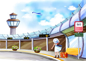 旅行的女孩