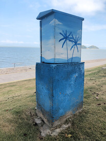 海边 城市艺术一角