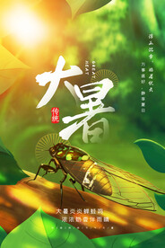 大暑海报