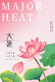 大暑海报