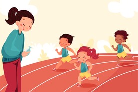 校园运动会展板