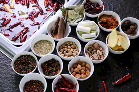 火锅美食调料配料