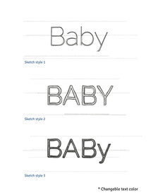 效果字特效字