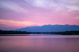 傍晚 晚霞 夕阳 日落 云彩 