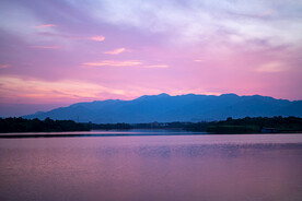 傍晚 晚霞 夕阳 日落 云彩 