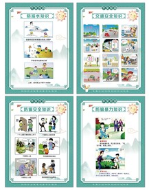 学校安全教育展板
