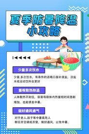 夏季防暑海报