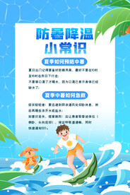 夏季防暑海报