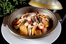 海鲜豆腐煲