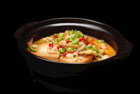 五花肉炖煎豆腐