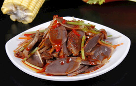 红油鸡胗