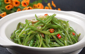 砂锅四季豆