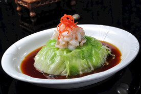 鲜虾手撕菜