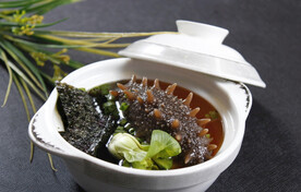 紫菜清汤辽参