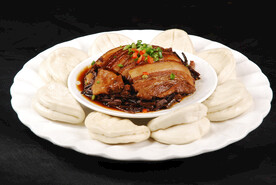 商芝肉带饼