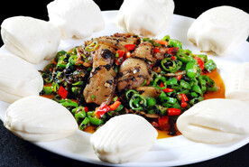 夹饼回锅肉
