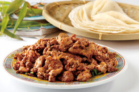 孜然羊肉卷饼