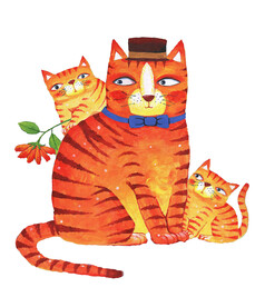 动物插画 猫咪