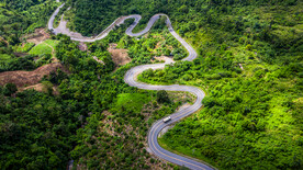  自然风光 山路十八弯