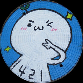 井盖涂鸦