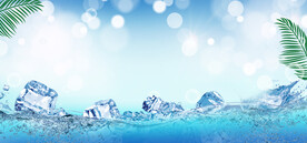 背景冰山